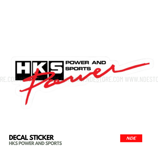 STICKER HKS POWER AND SPORTS