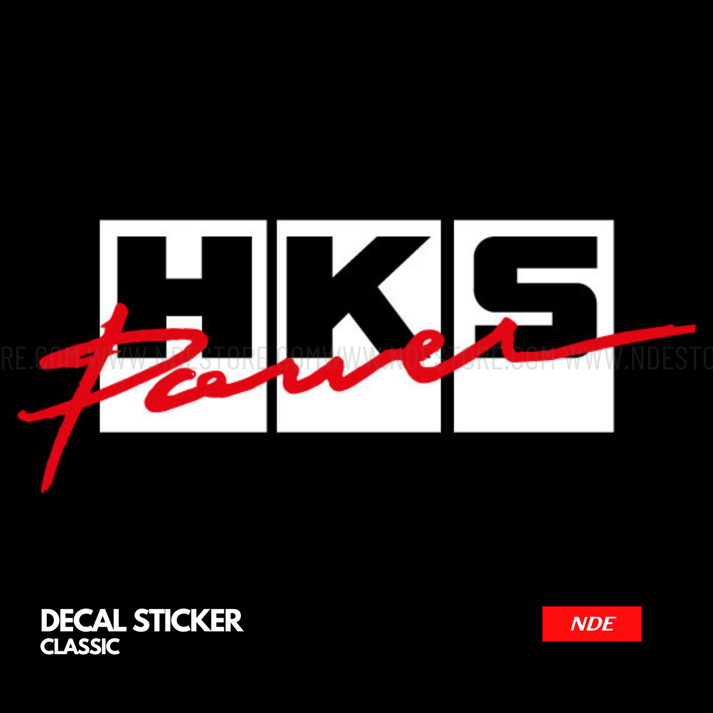 STICKER HKS POWER