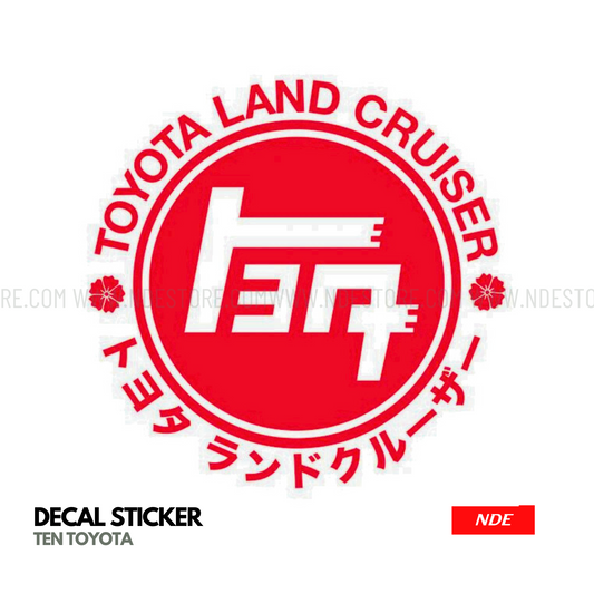 STICKER TEN TOYOTA LAND CRUISER