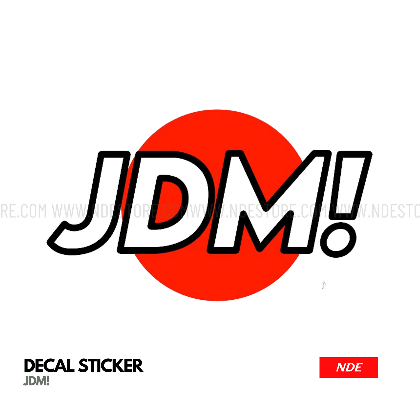 STICKER JDM!