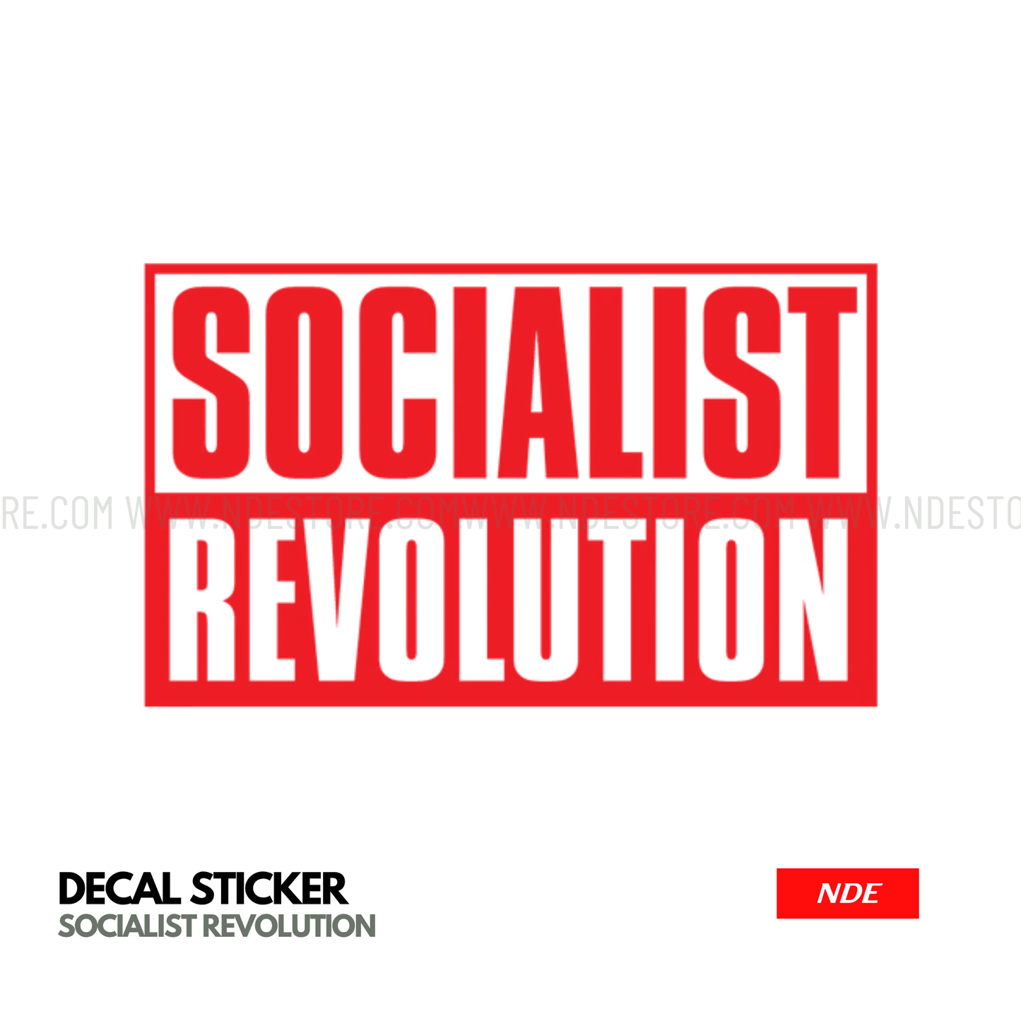 STICKER SOCIALIST REVOLUTION - ndestore.com