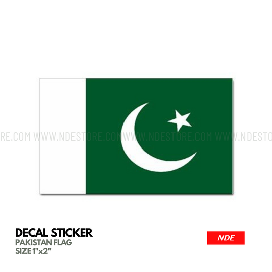 STICKER PAKISTAN FLAG (1x2 inches)