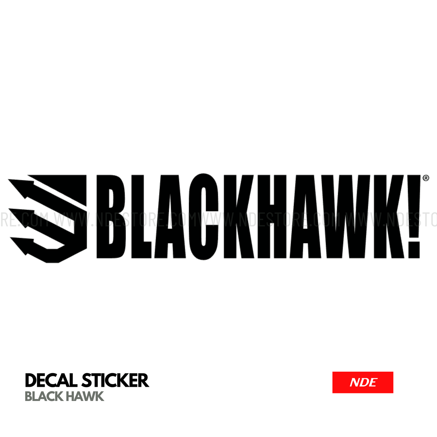 STICKER BLACK HAWK (D3) - ndestore.com