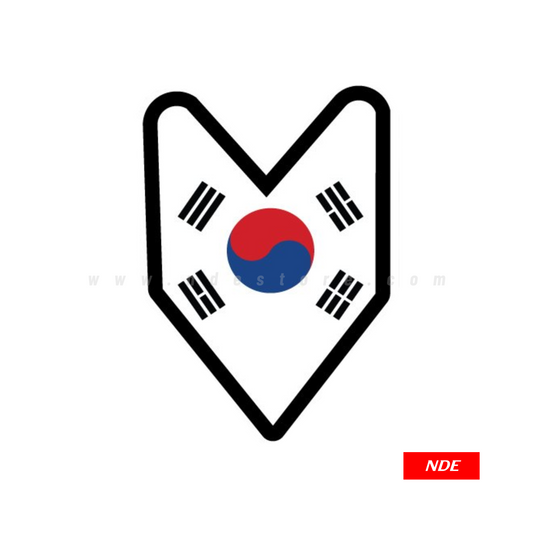 STICKER, KOREA JDM LOGO (SKU:99673)