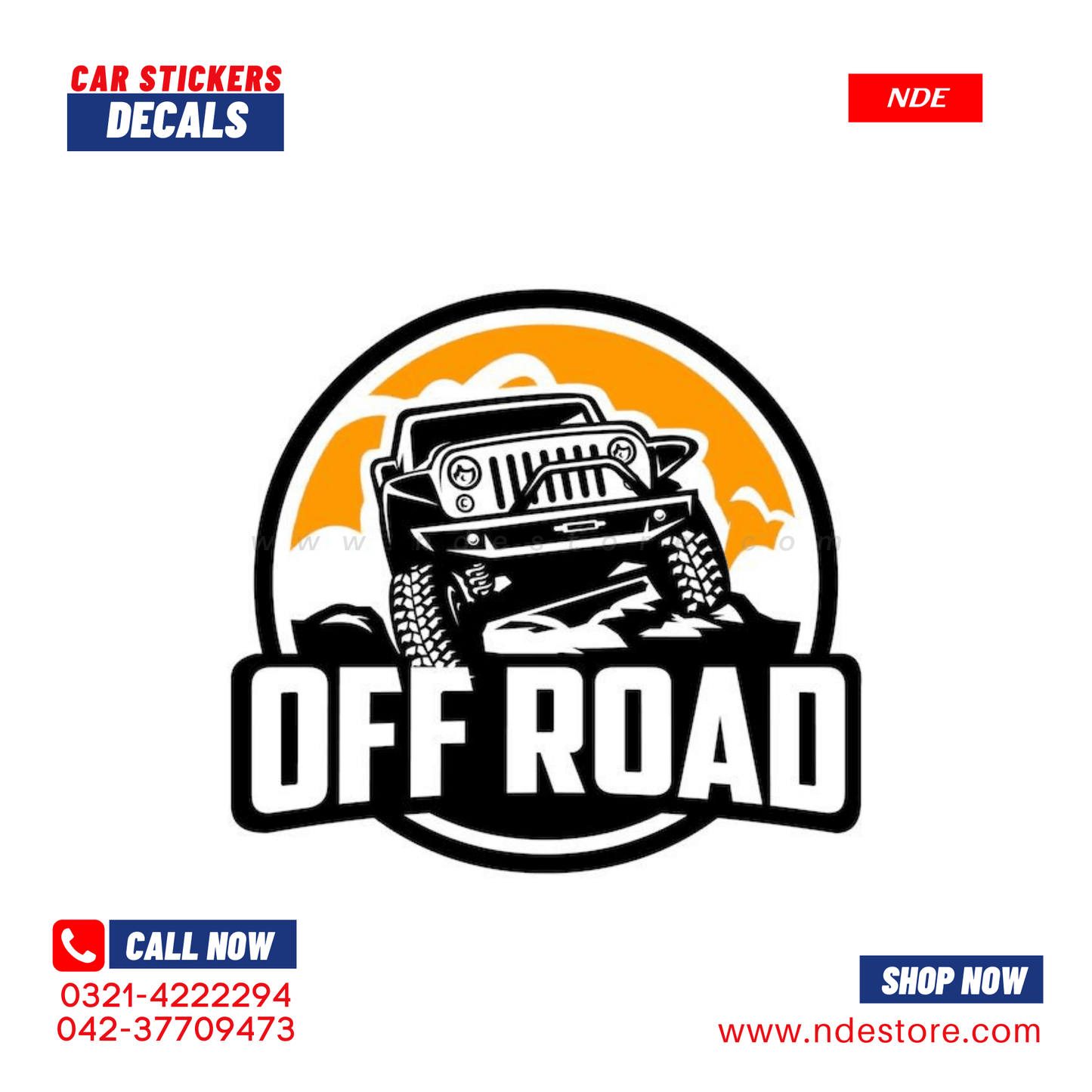 STICKER, OFF ROAD (J011) - ndestore.com