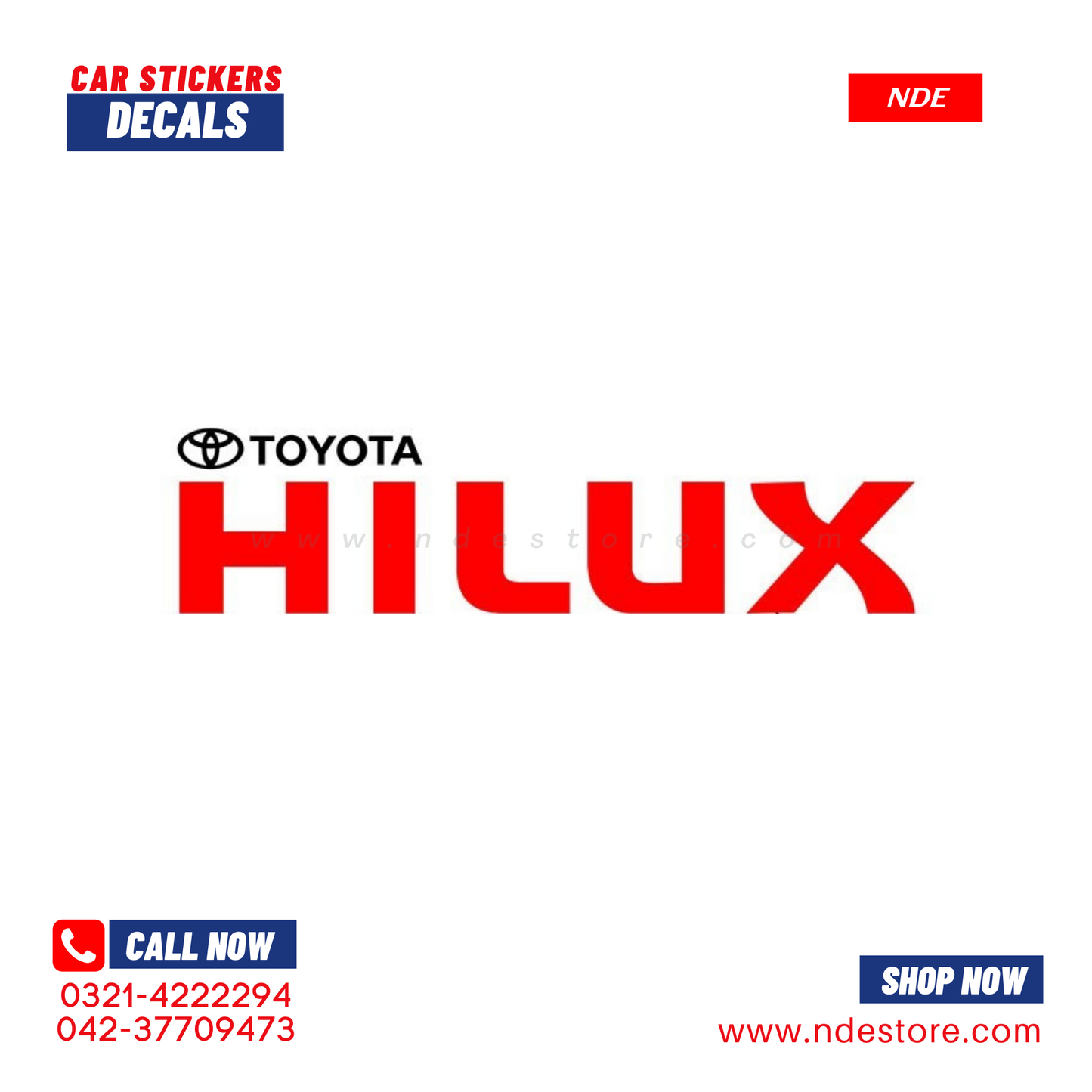 STICKER, HILUX - ndestore.com