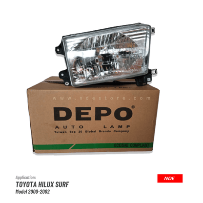 HEAD LAMP ASSY DEPO FOR TOYOTA HILUX SURF (2000-2002) - ndestore.com