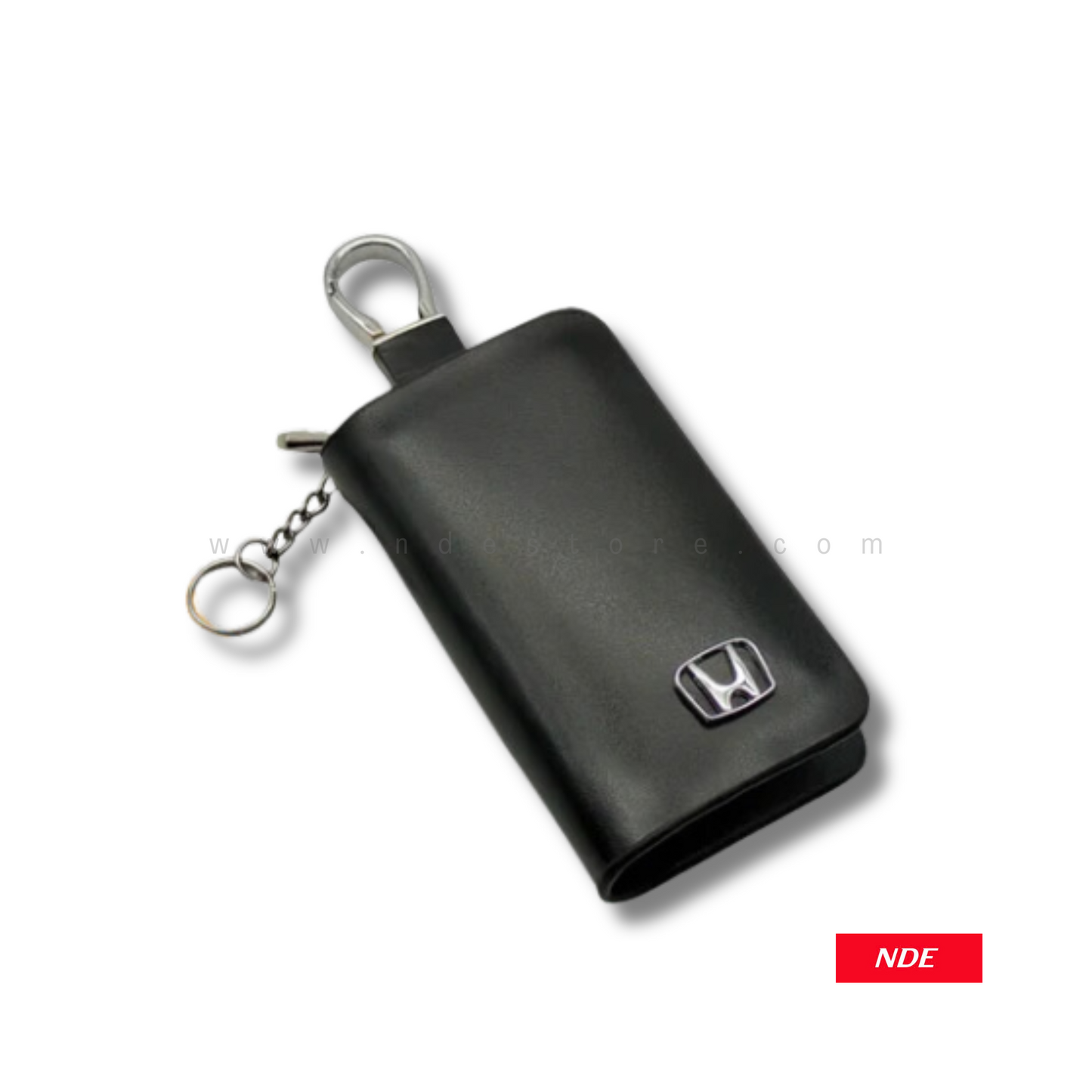 REMOTE COVER KEY POUCH PREMIUM LEATHER MATERIAL WITH HONDA LOGO