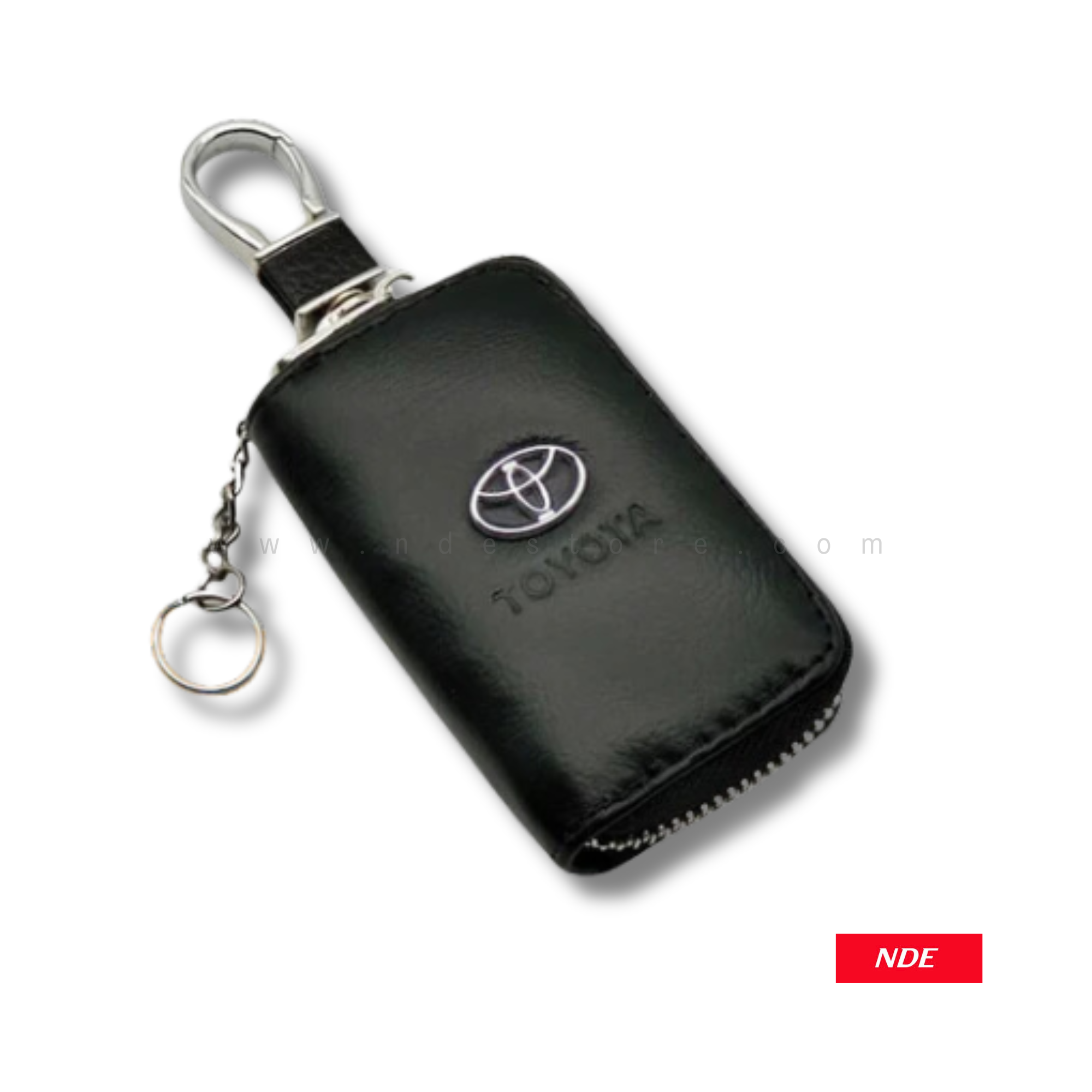 REMOTE COVER KEY POUCH PREMIUM LEATHER MATERIAL WITH TOYOTA LOGO (MADE IN CHINA)