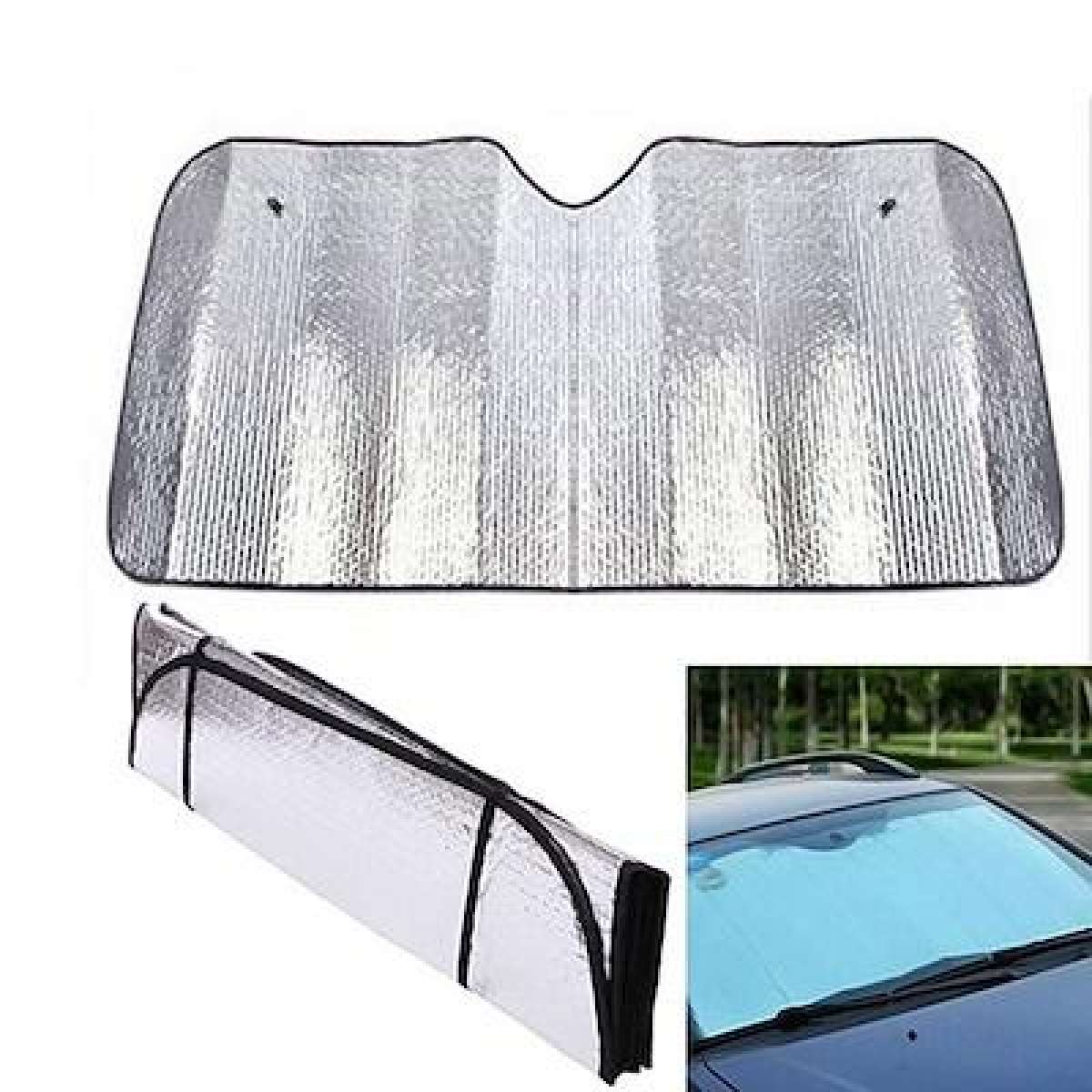 SUN SHADE ALUMINIUM FOIL TYPE FOR CAR WINDSHIELD (UNIVERSAL)