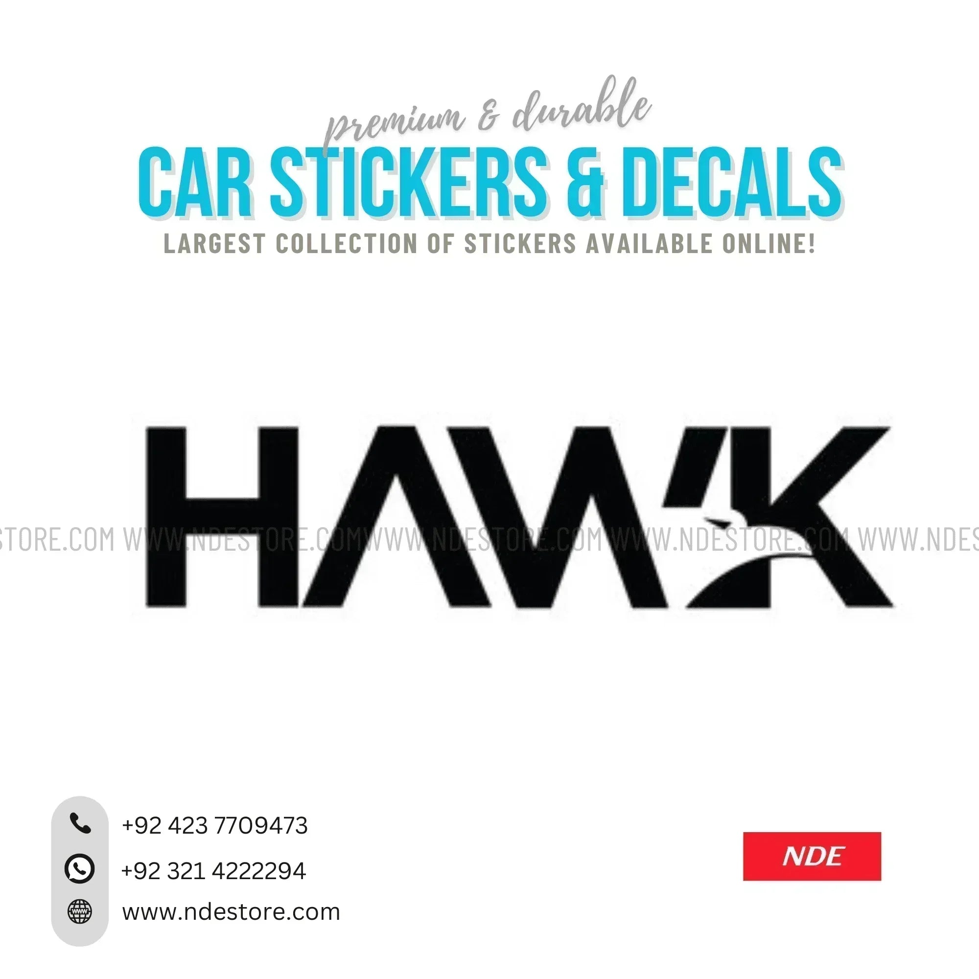 STICKER HAWK – NDE STORE