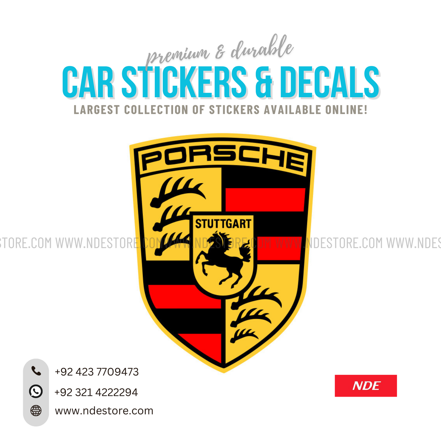 STICKER PORSCHE