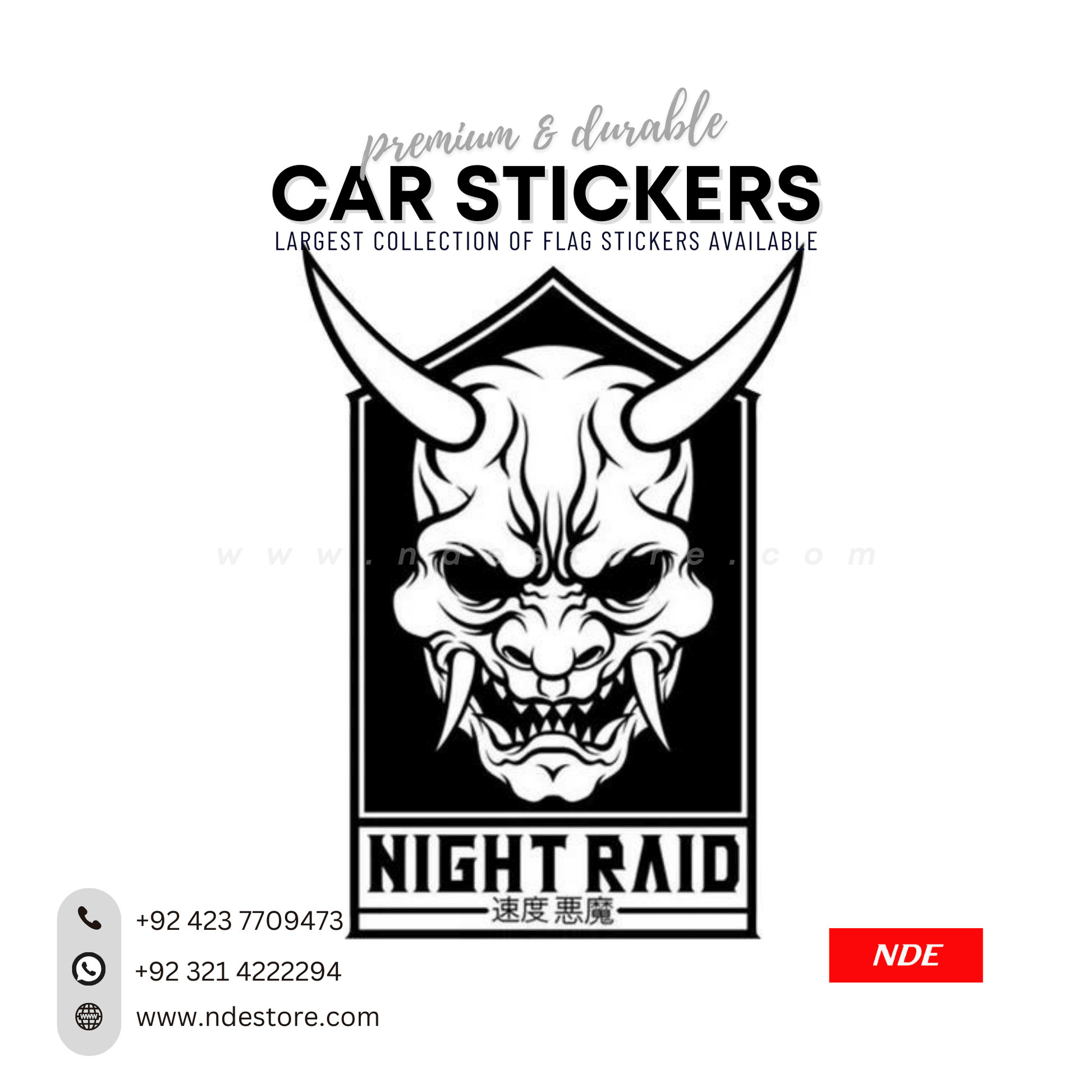 STICKER NIGHT RAID - ndestore.com