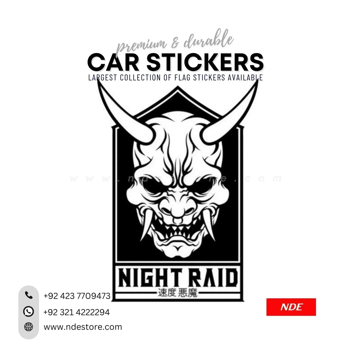 STICKER NIGHT RAID NDE STORE