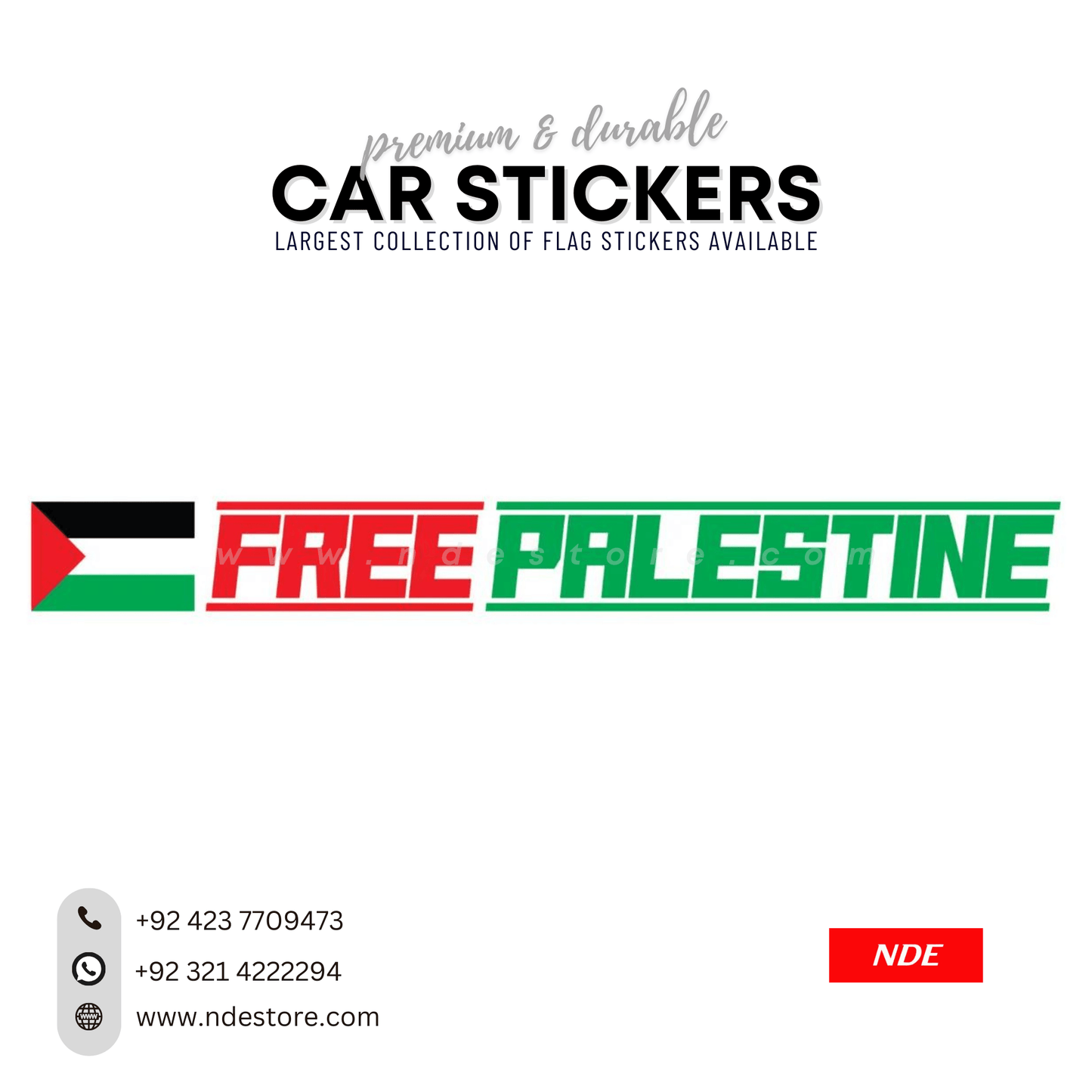 STICKER PALESTINE FREE - ndestore.com