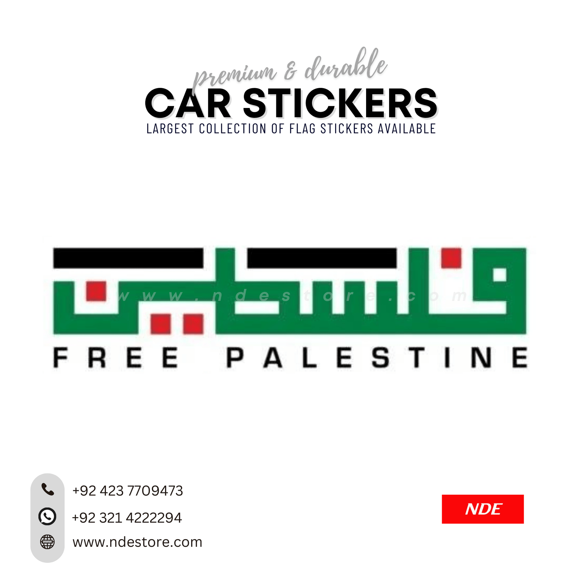 STICKER PALESTINE FREE - ndestore.com