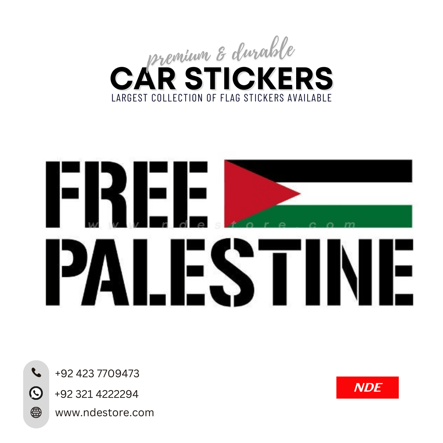 STICKER FREE PALESTINE 2 - ndestore.com