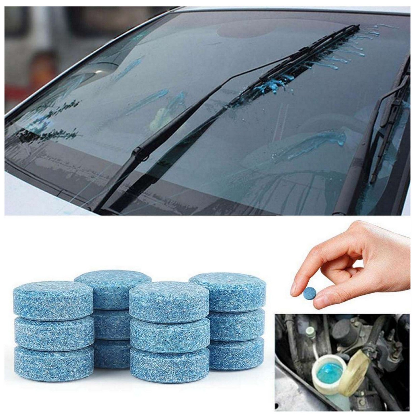 WINDSHIELD GLASS CLEANER TABLETS