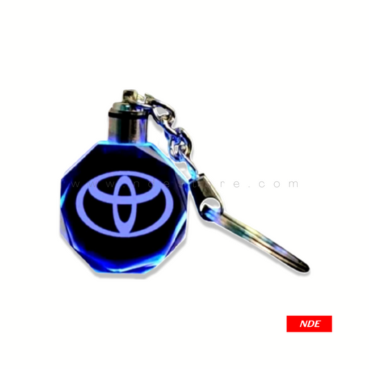 KEY CHAIN WITH LIGHT TOYOTA LOGO