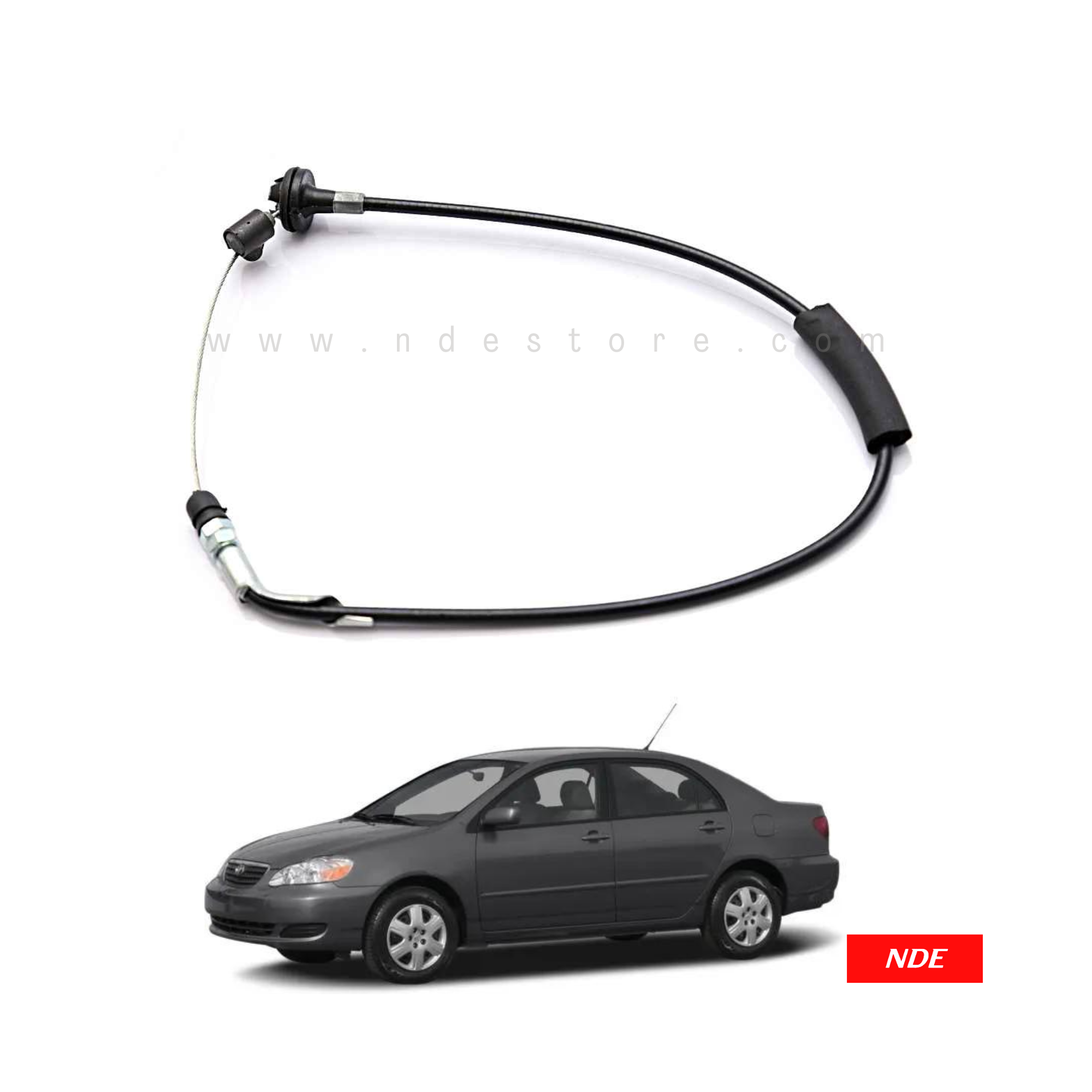 CABLE ASSY,  ACCELERATOR CABLE FOR TOYOTA COROLLA (2002-2008)