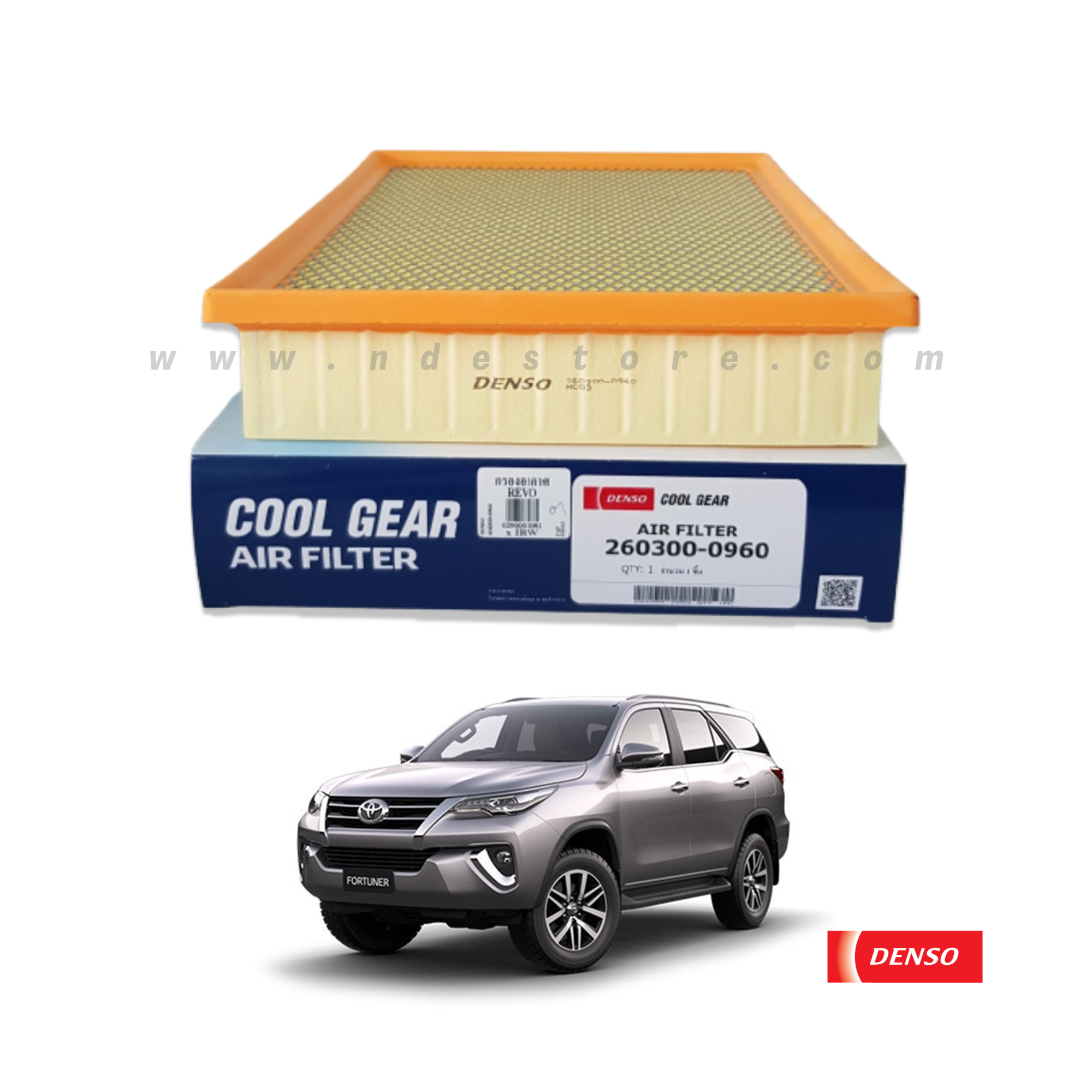 AIR FILTER DENSO FOR TOYOTA FORTUNER