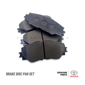 BRAKE, DISC PAD FRONT FOR TOYOTA COROLLA (M/T, 2009-2021) (TOYOTA GENUINE PART)