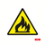 STICKER FLAMMABLE SIGN (YELLOW)