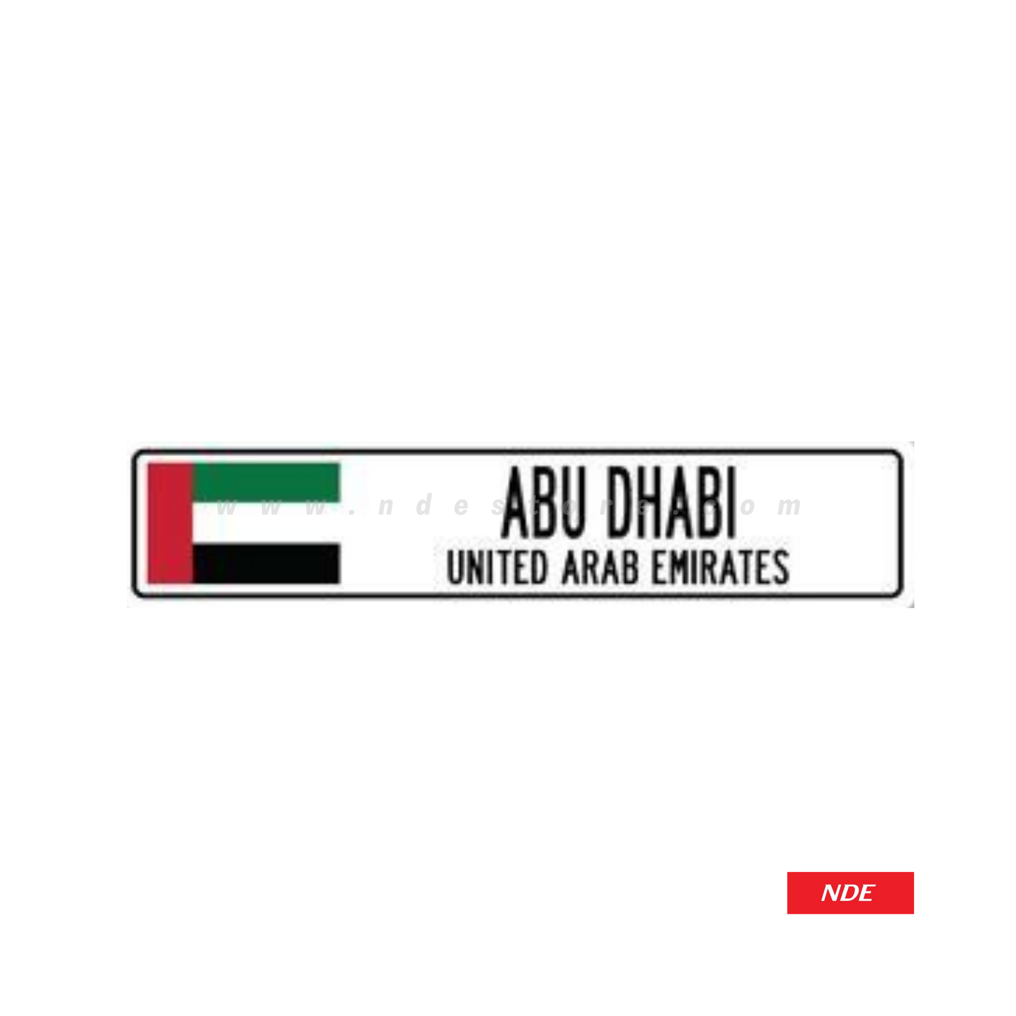 STICKER ABU DHABI (UAE)