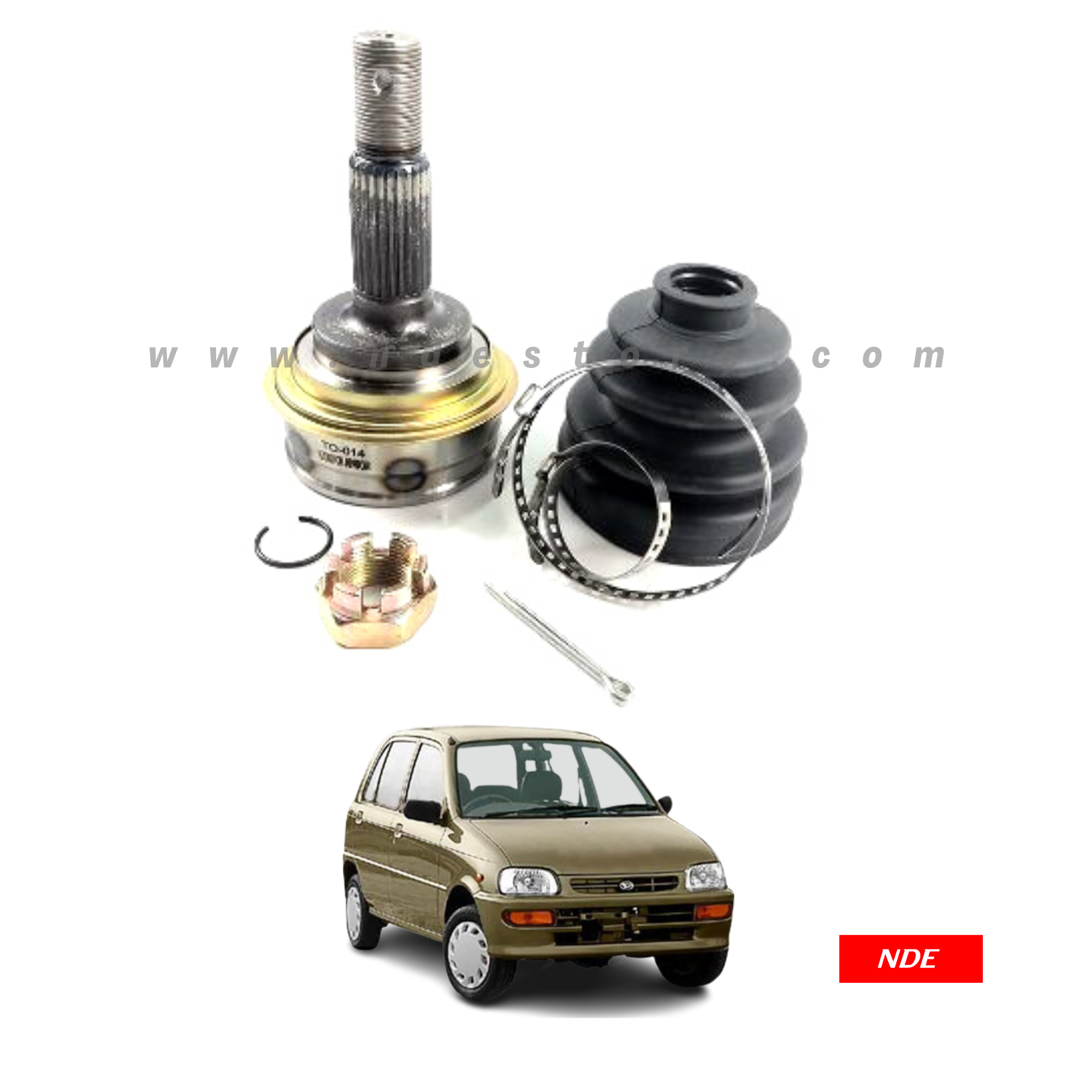 AXLE JOINT - C.V JOINT COMPLETE KIT OUTER FOR DAIHATSU CUORE