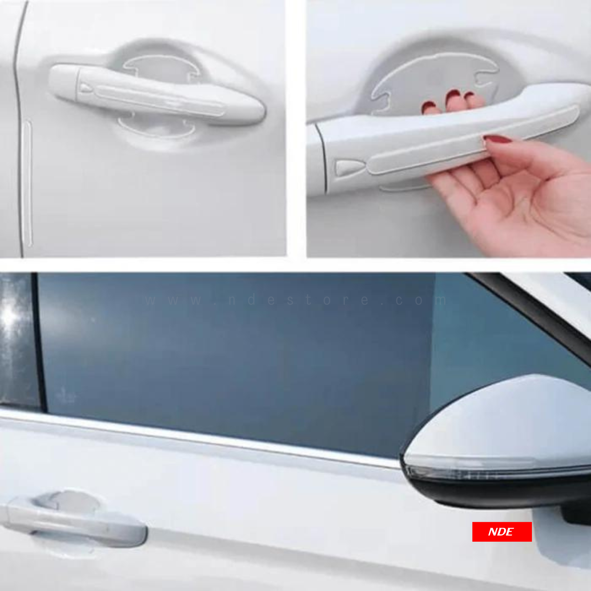 DOOR HANDLE GUARD TRANSPARENT PROTECTOR FOR MG - NDE STORE