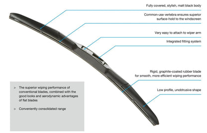 WIPER BLADE DENSO HYBRID TYPE FOR TOYOTA CAMRY