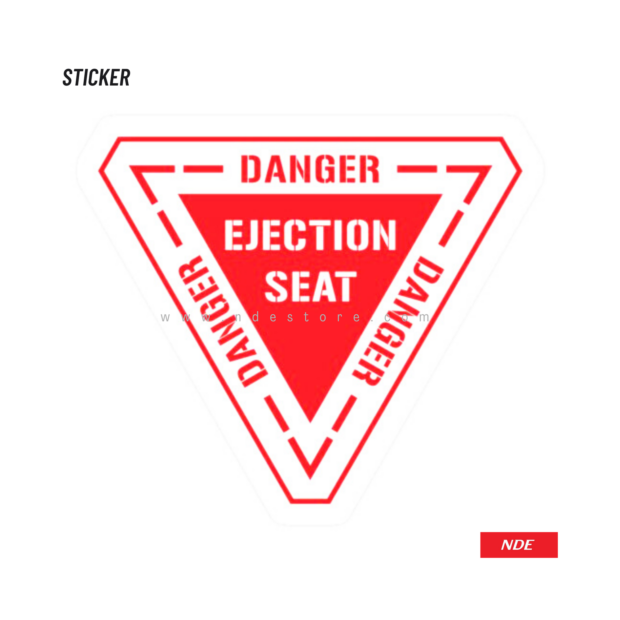 STICKER, EJECTION SEAT