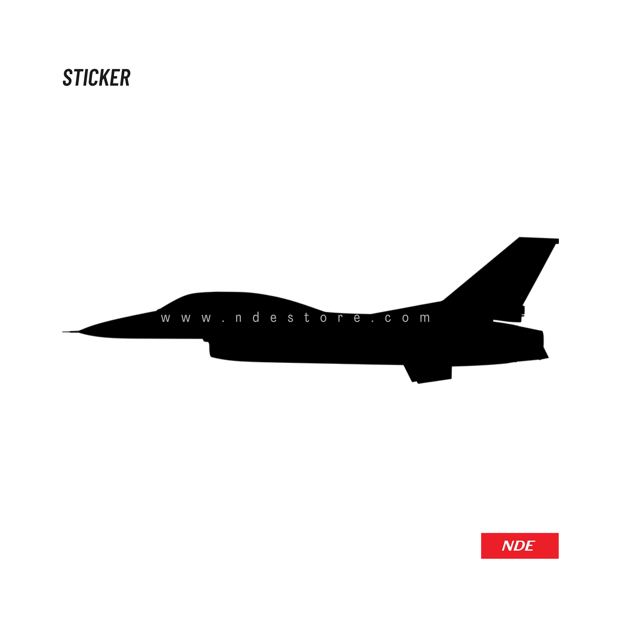 STICKER, JET F16 (B)