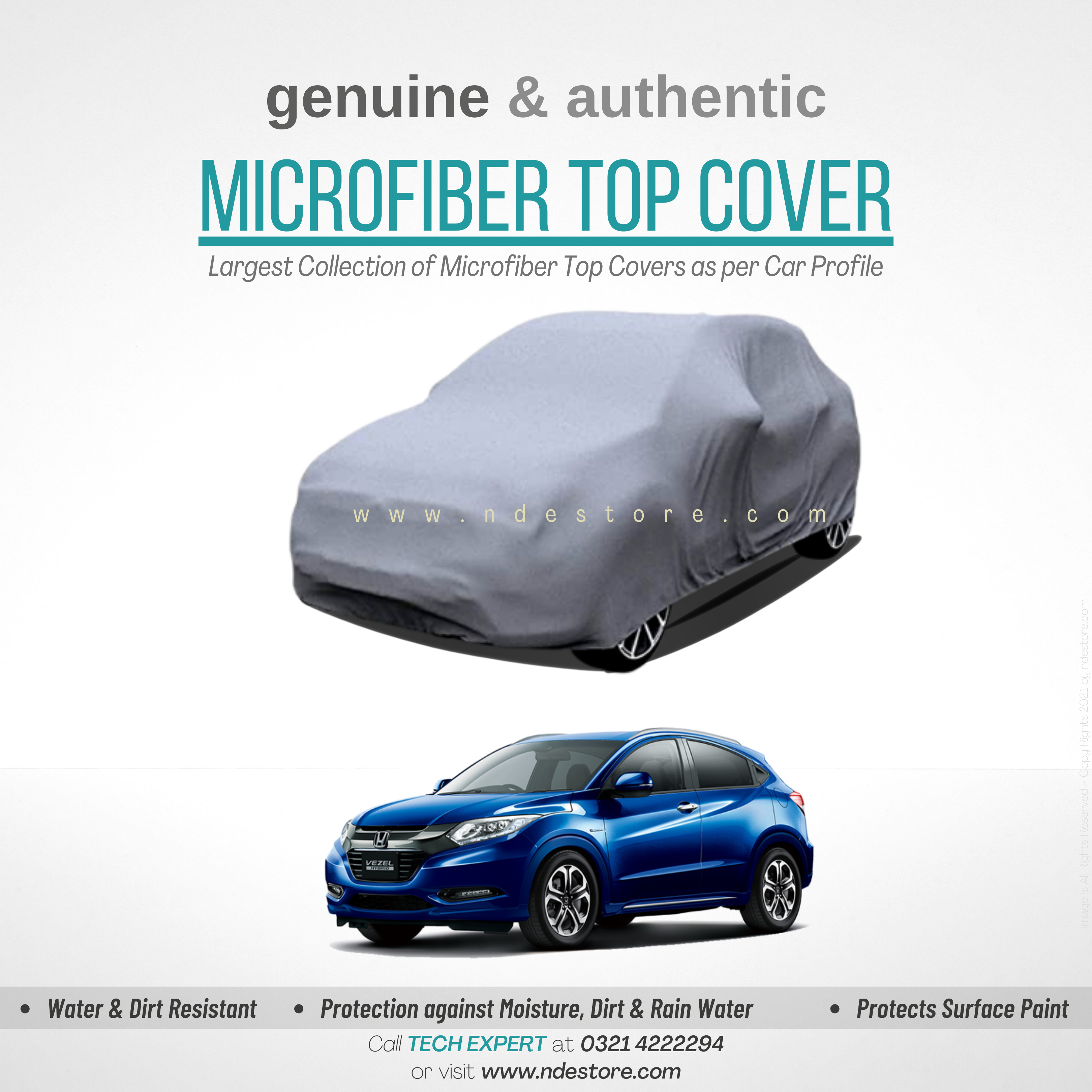 TOP COVER MICROFIBER FOR HONDA VEZEL - NDE STORE