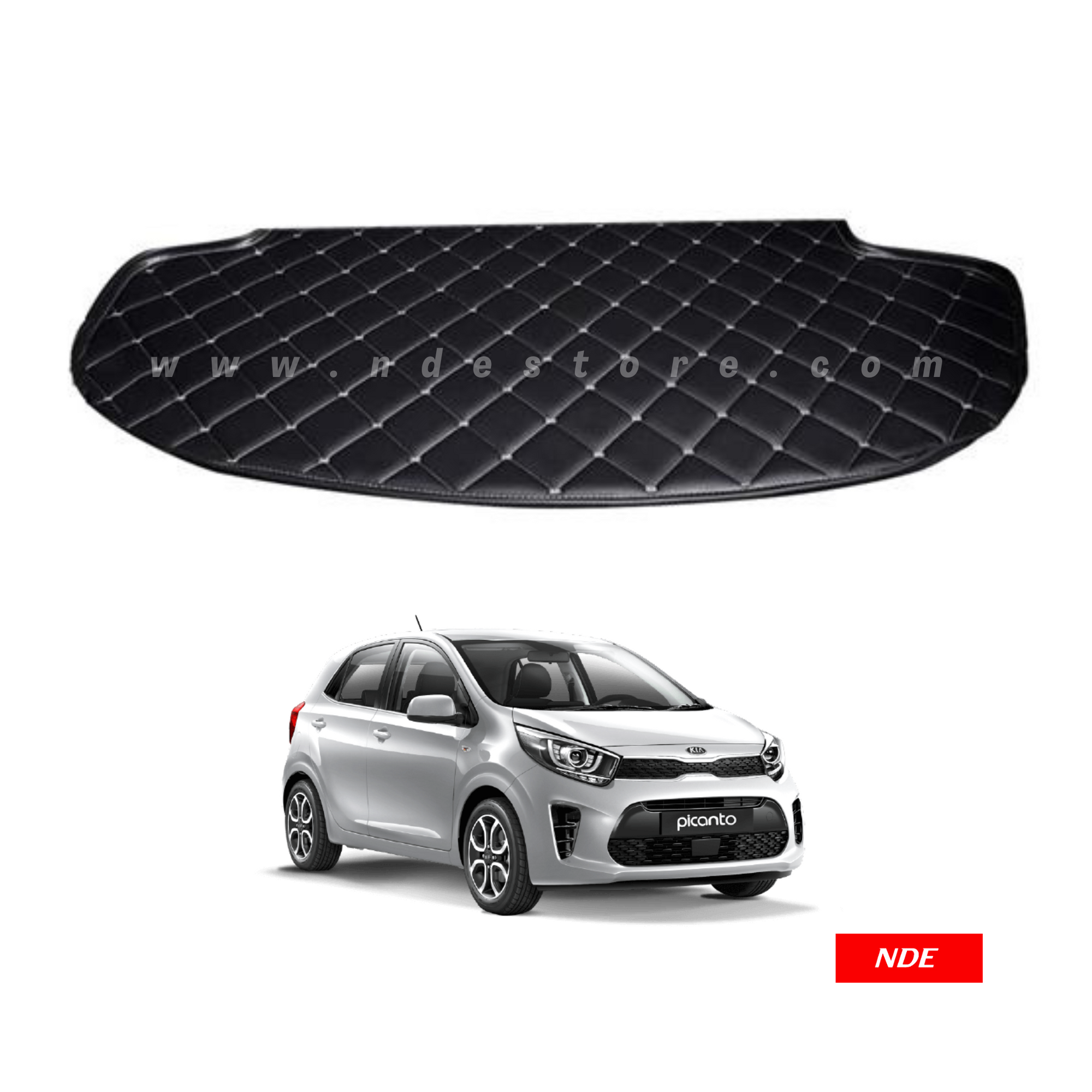 TRUNK FLOOR MAT 7D STYLE FOR KIA PICANTO