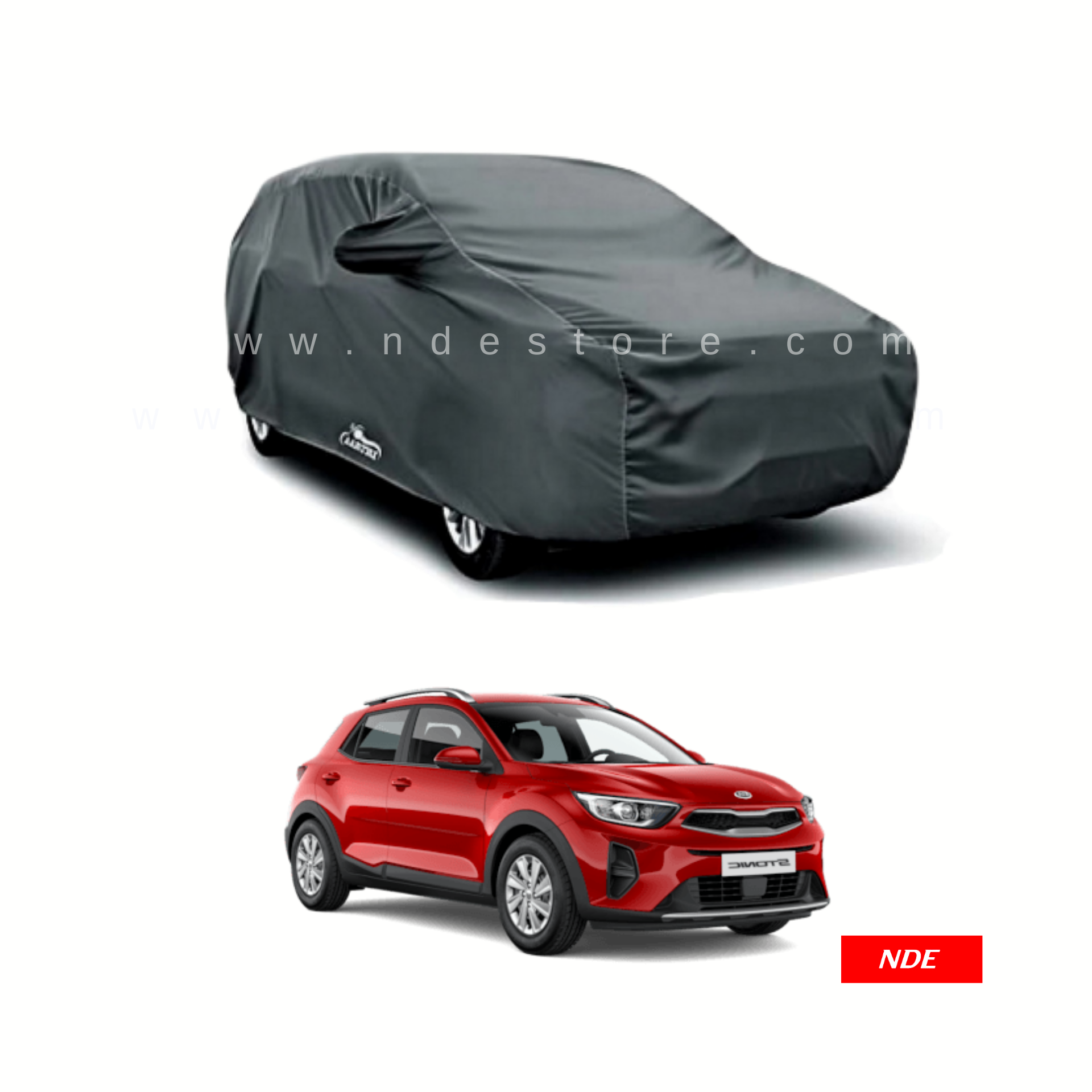 Kia Stonic Double Coated Silver Top Cover Silver Full Car Cover