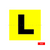 STICKER, LEARNER DRIVER (YELLOW)