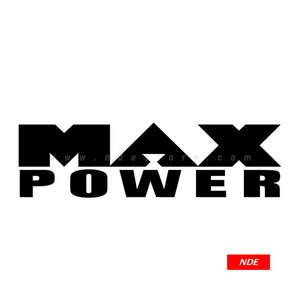 STICKER, MAX POWER