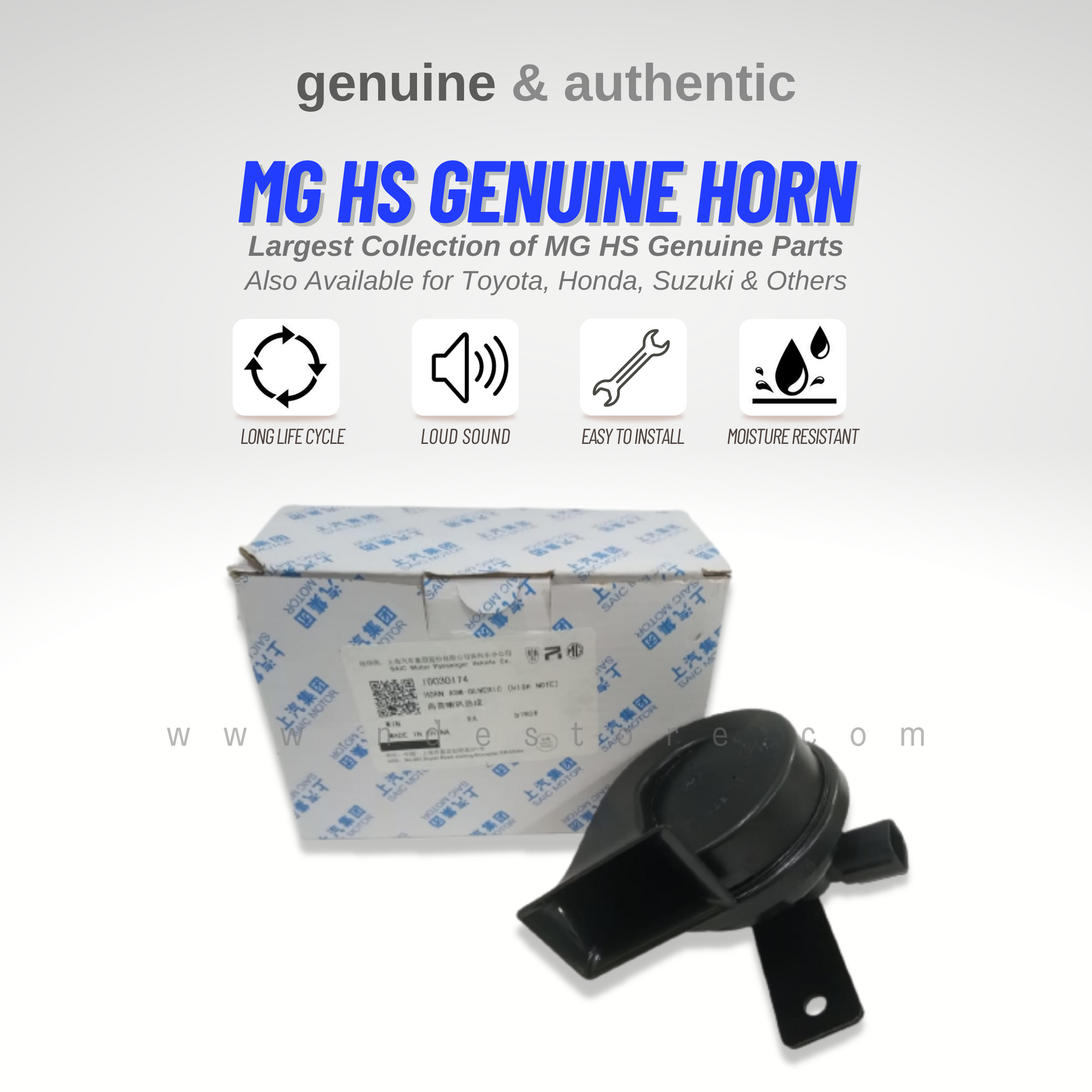 HORN SET GENUINE FOR MG HS
