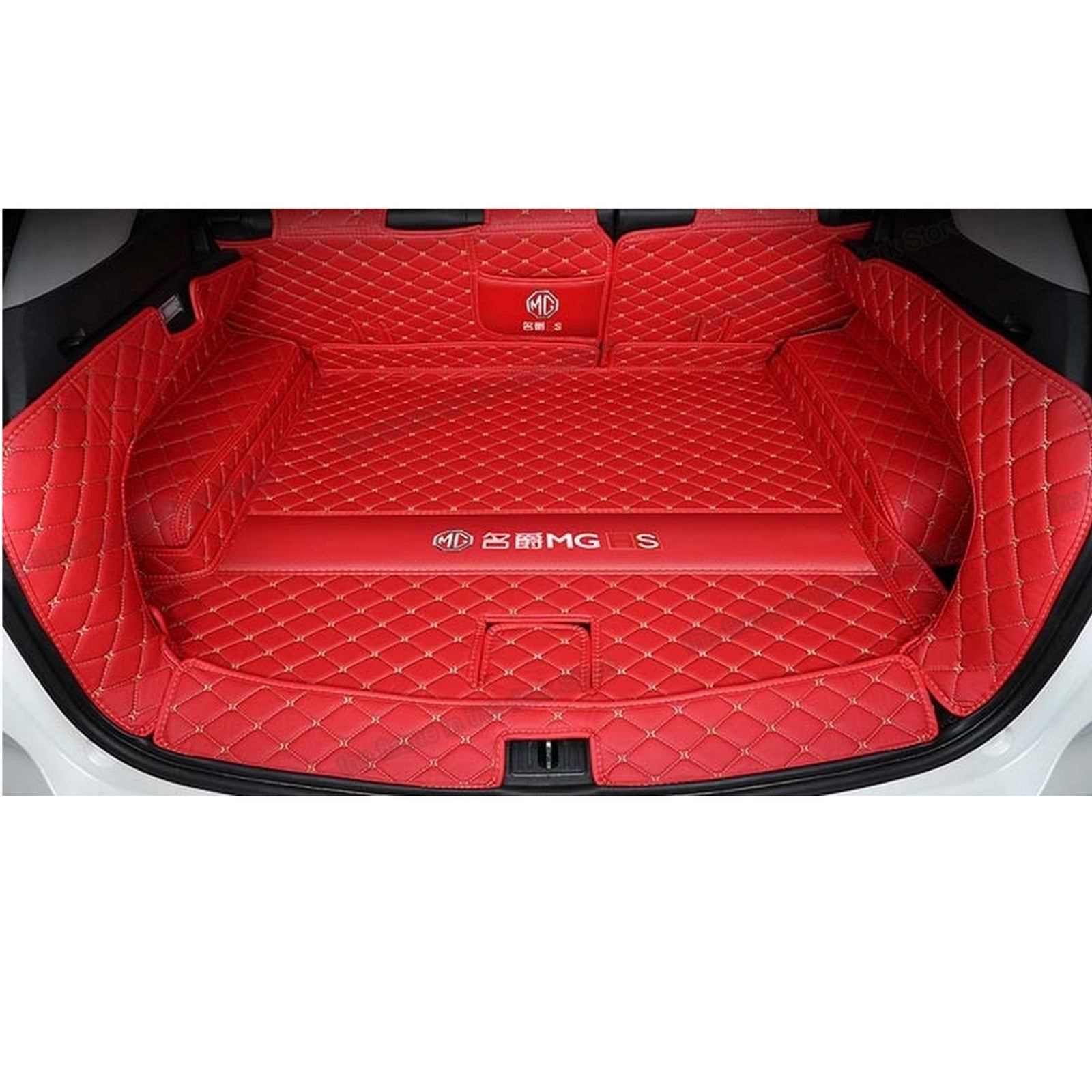 TRUNK FLOOR MAT RED UPHOLSTERY FOR MG HS