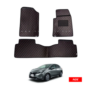 FLOOR MAT PREMIUM QUALITY FLAT 7D STYLE FOR NISSAN NOTE e-Power (2019-2021)