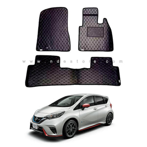 FLOOR MAT PREMIUM QUALITY FLAT 7D STYLE FOR NISSAN NOTE e-Power (2019-2021)