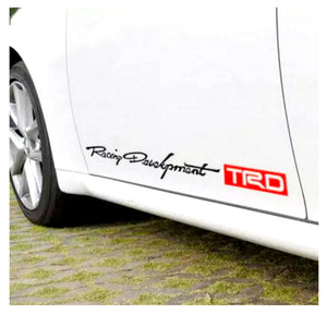 STICKER TRD CAR RACING DEVELOPMENT (UNIVERSAL)
