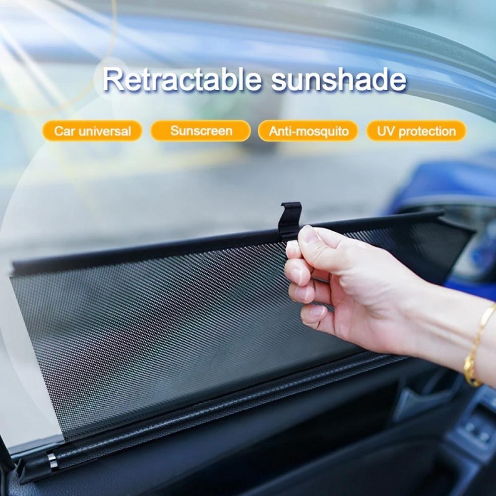 SUN SHADE RETRACTABLE CAR SIDE WINDOW CURTAINS - NDE STORE