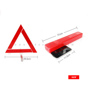 SAFETY WARNING SIGN TRIANGLE REFLECTIVE