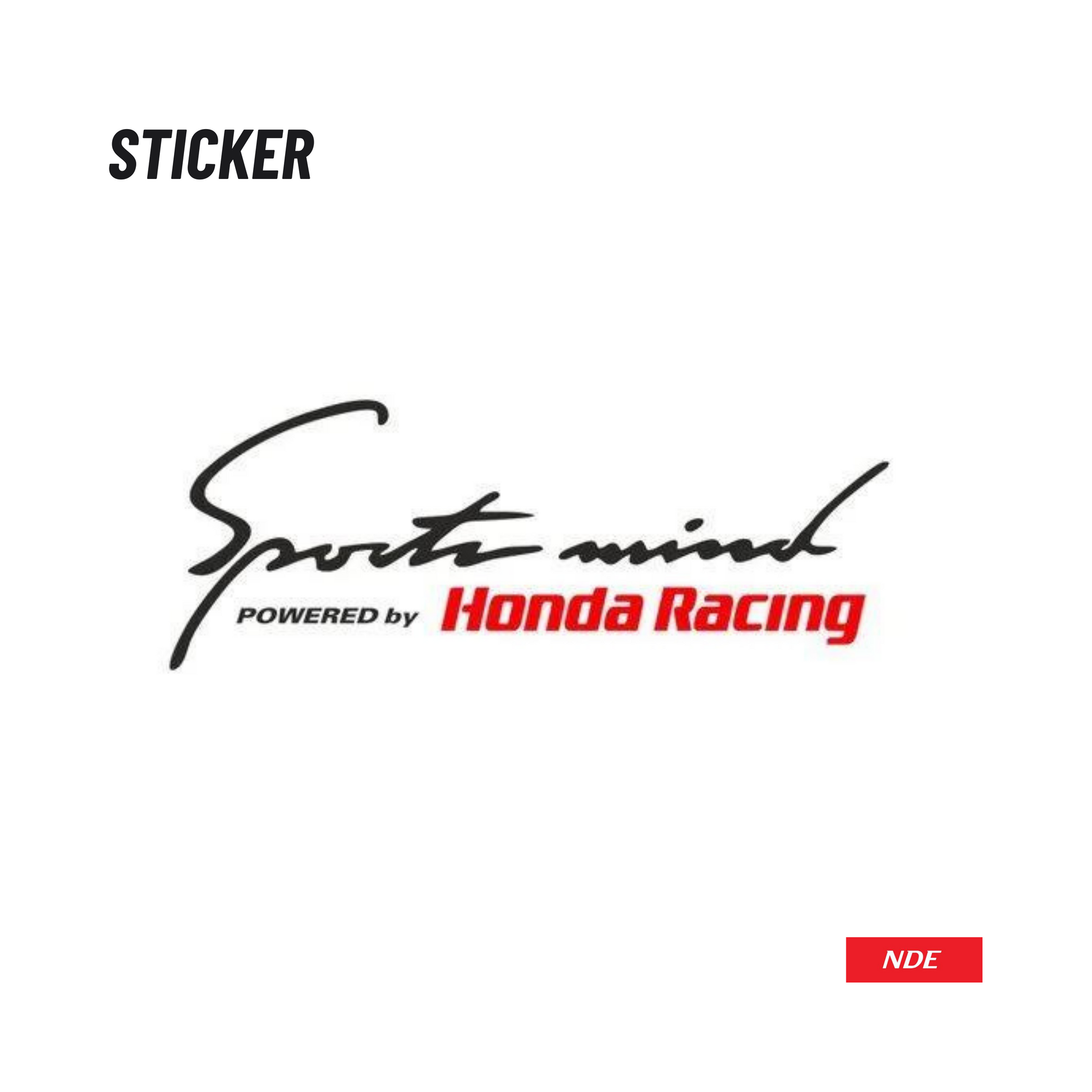BUMPER STICKER SPORTS RACING TOYOTA HONDA SUZUKI KIA HYUNDAI PAKISTAN WWW.NDESTORE.COM SPORTS MIND 