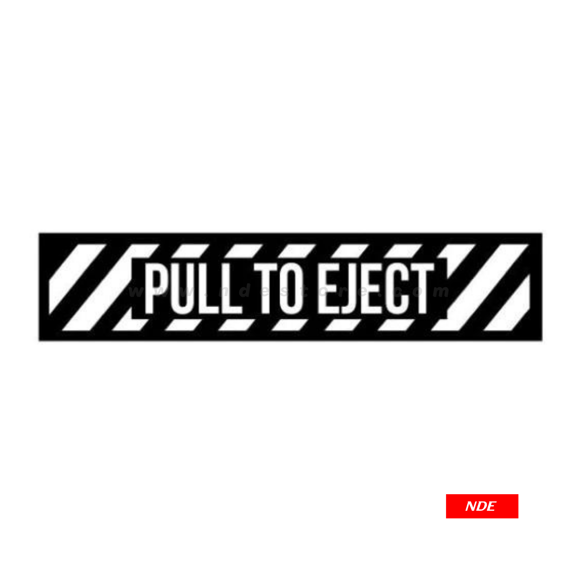 STICKER PULL TO EJECT