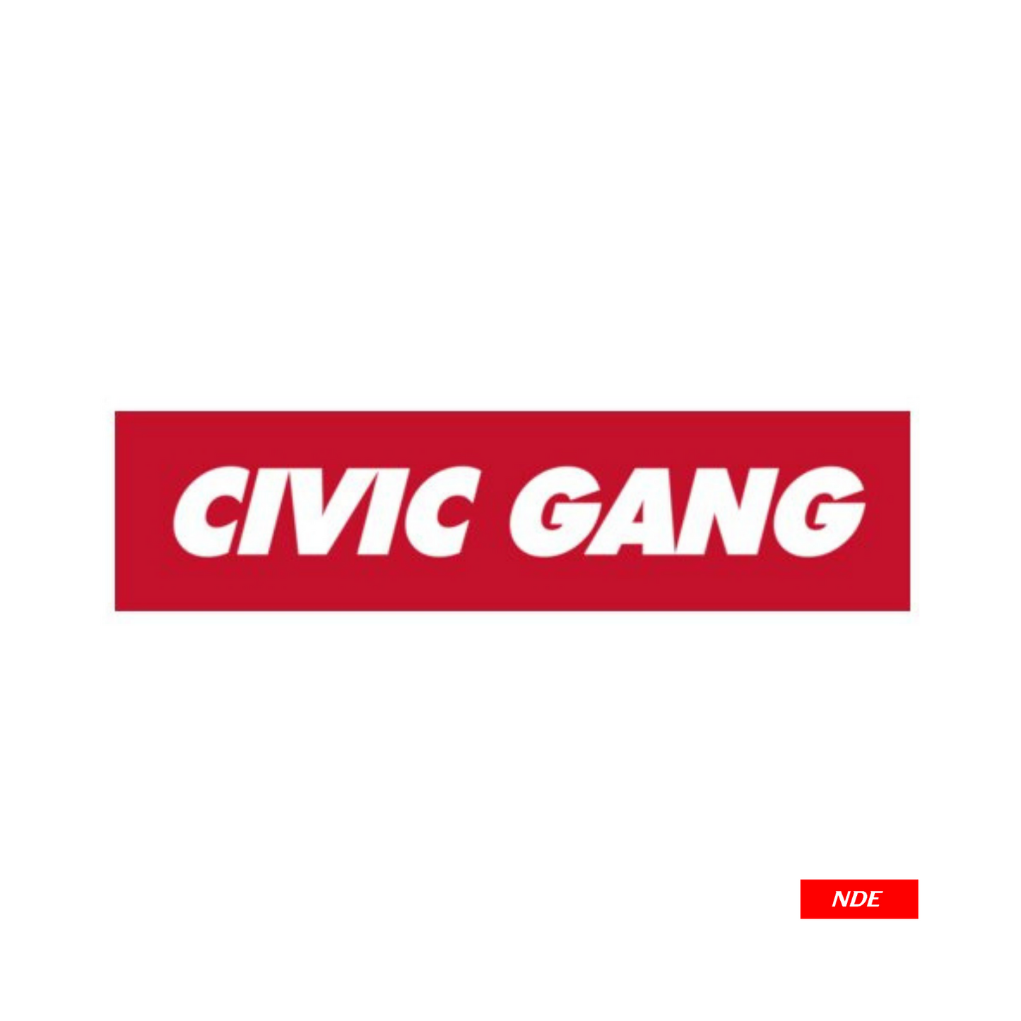 STICKER, CIVIC GANG