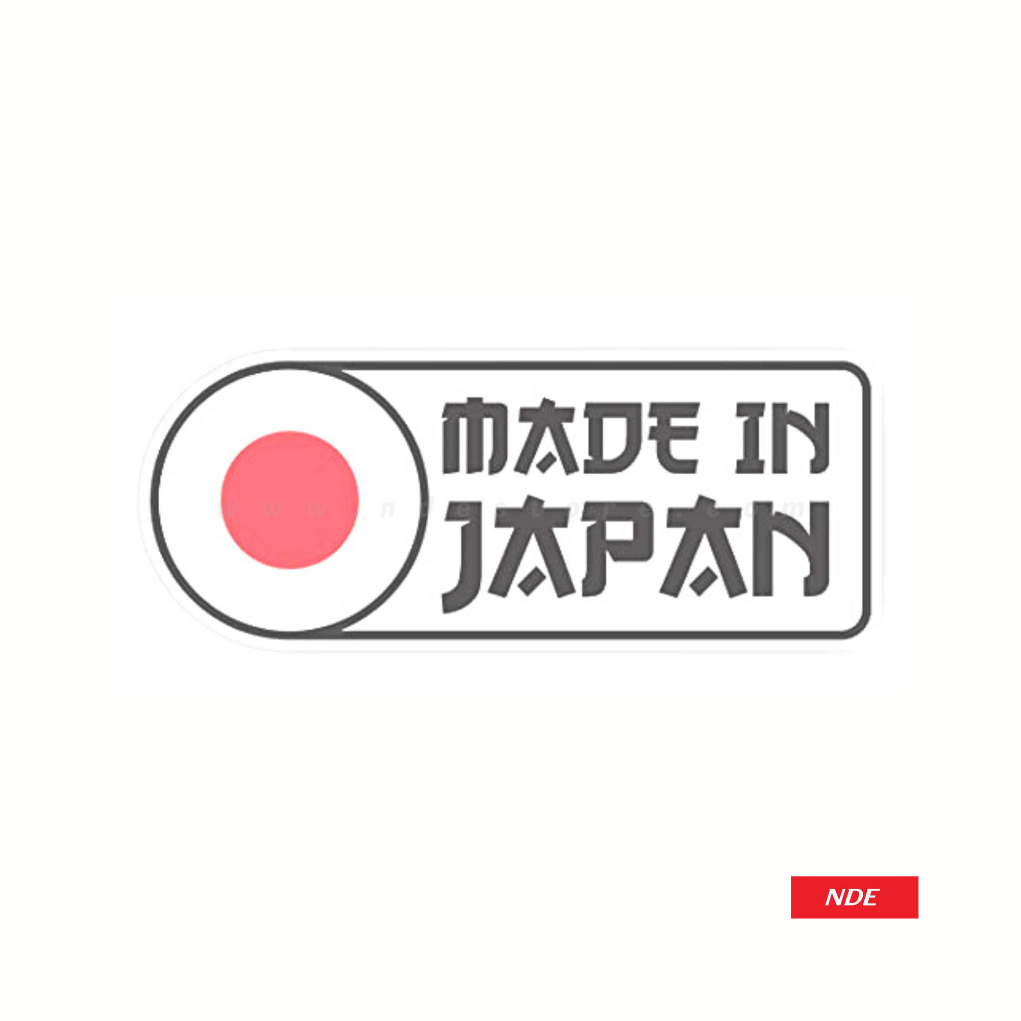 STICKER, MADE IN JAPAN DECAL