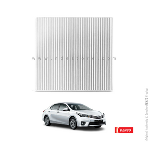 TOYOTA COROLLA AC FILTER ALTIS GRANDE WWW.NDESTORE.COM DENSO PAKISTAN TOYOTA GENUINE PART MADE IN JAPAN MADE IN THAILAND DENSO PAKISTAN